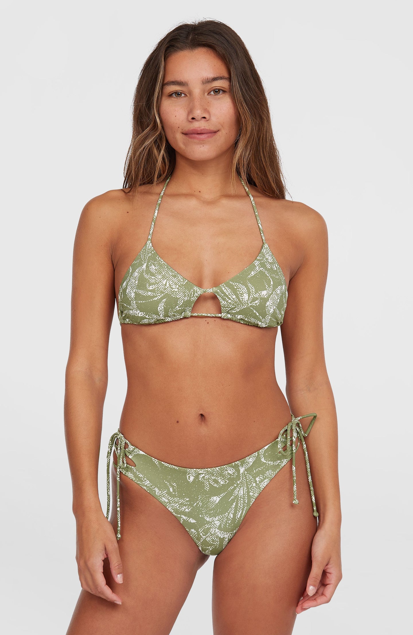 Madrid Jensen Bikini Set - Green Textured Jungle