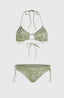 Madrid Jensen Bikini Set - Green Textured Jungle