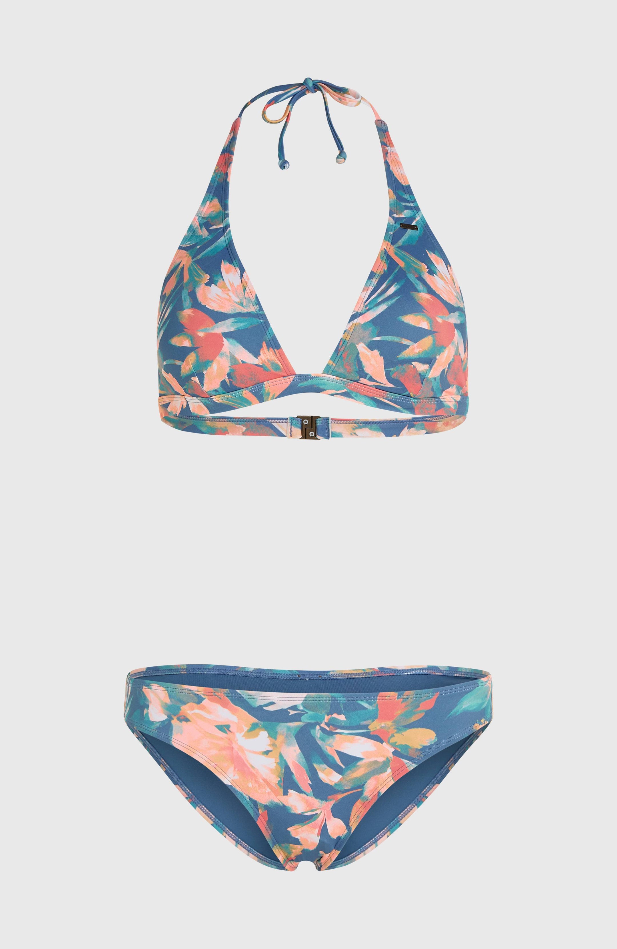 Essentials Marga Cruz Bikini Set - Blue Painted Tropics