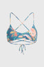 Huntington Bralette Top - Blue Painted Tropics