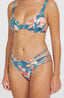 Boulders Strappy Sides Bottom - Blue Painted Tropics