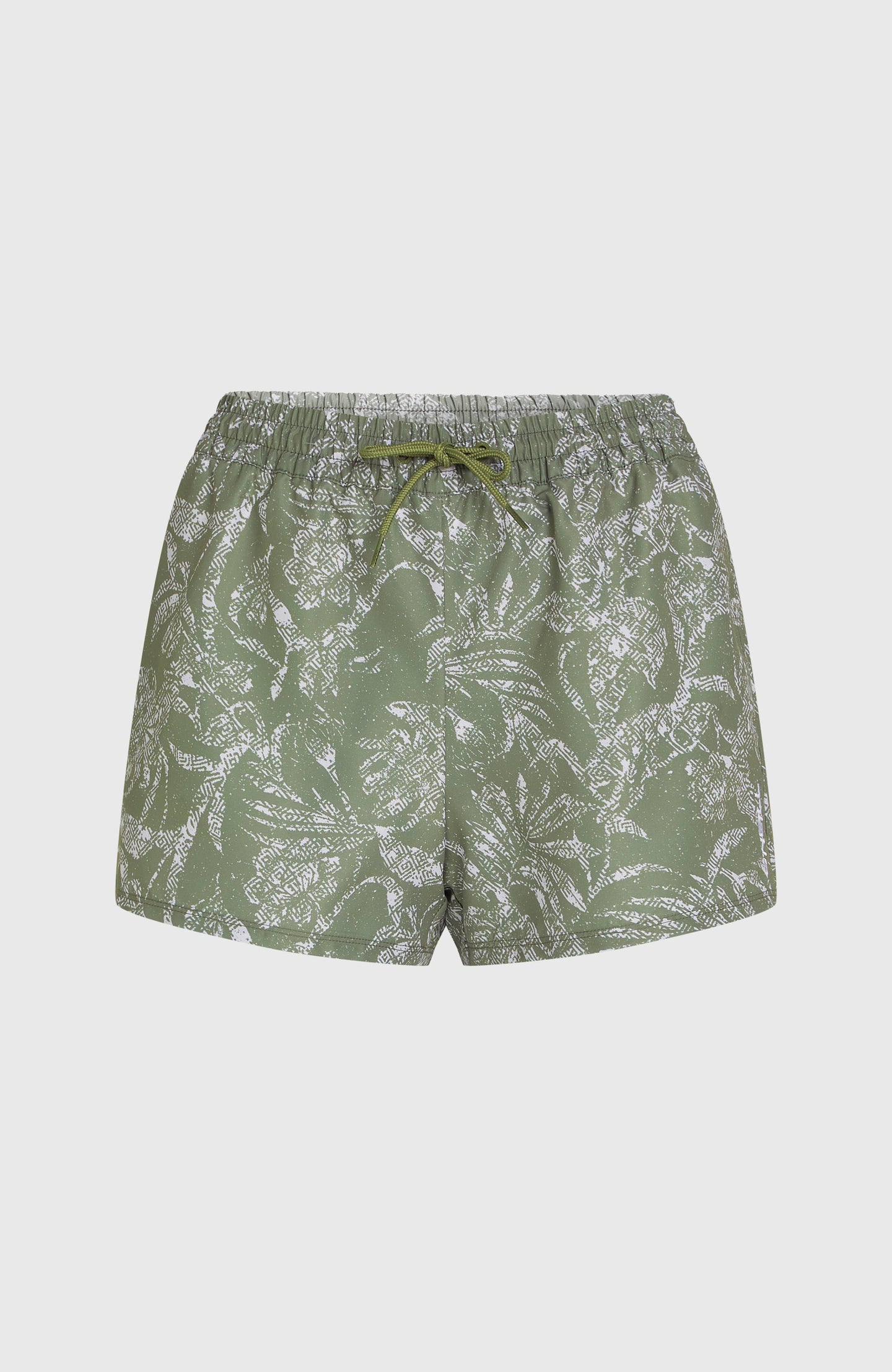 Essentials 12" Print Swimshorts - Green Textured Jungle