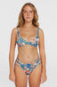 Elsie Underwire Top - Blue Painted Tropics