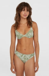 Saltwater Elsie Rita Bikini Set - Green Textured Jungle