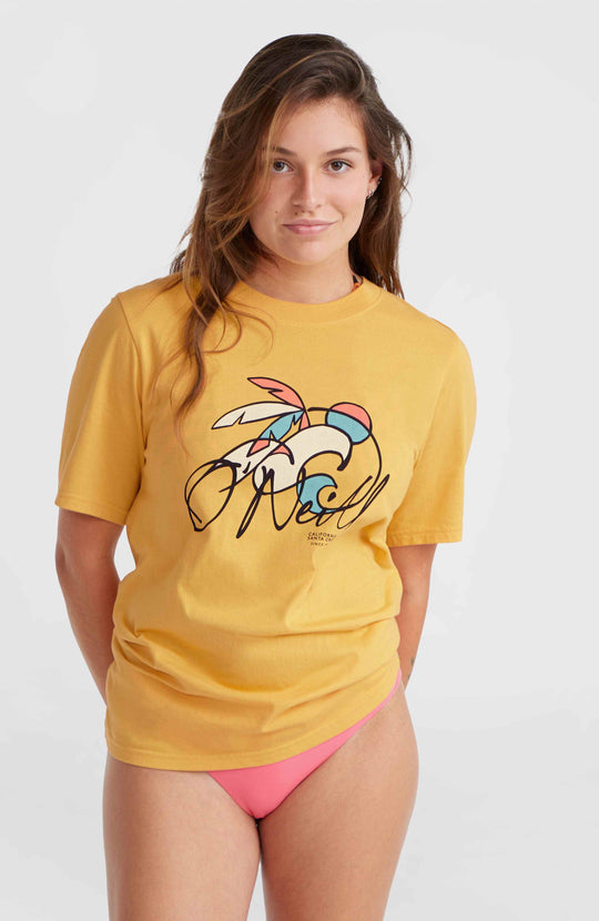 Luano Graphic T-Shirt - Golden Haze