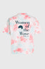 Wow T-Shirt - Pink Ice Cube Tie Dye