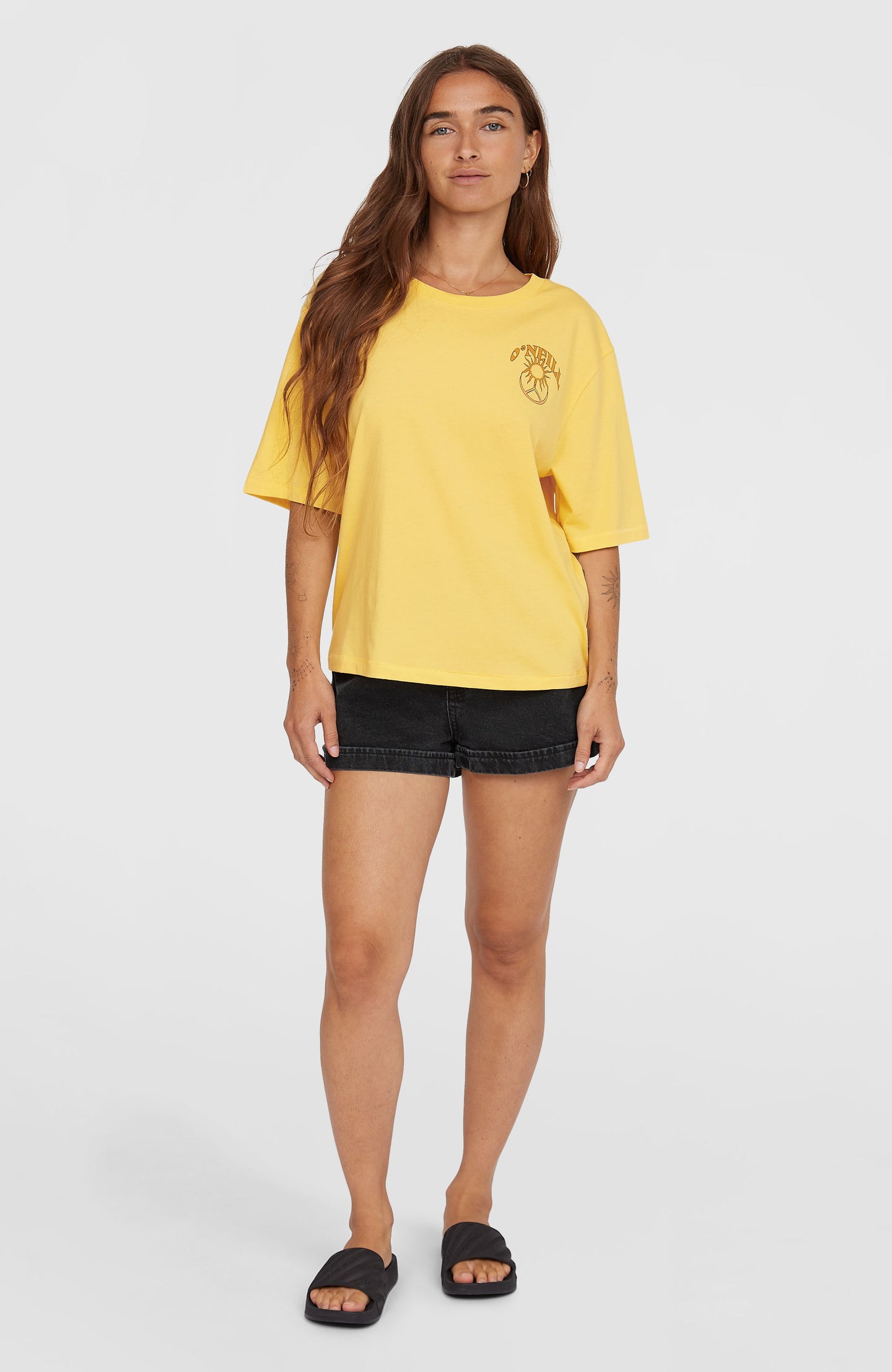 Summer Musthaves Back Print T-Shirt - Tender Buttercup