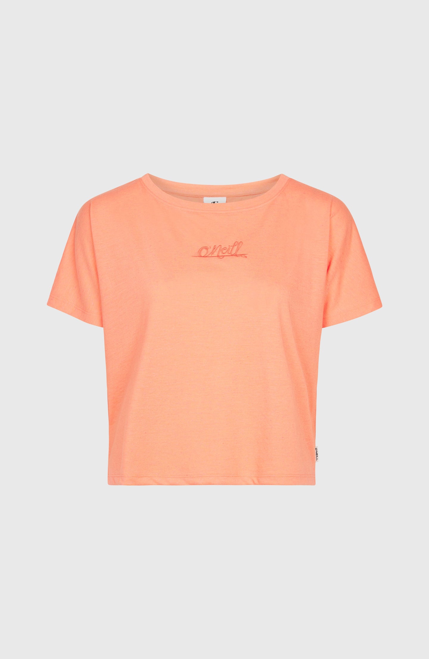 Essentials O'Neill Script Drape T-Shirt - Coral Pink