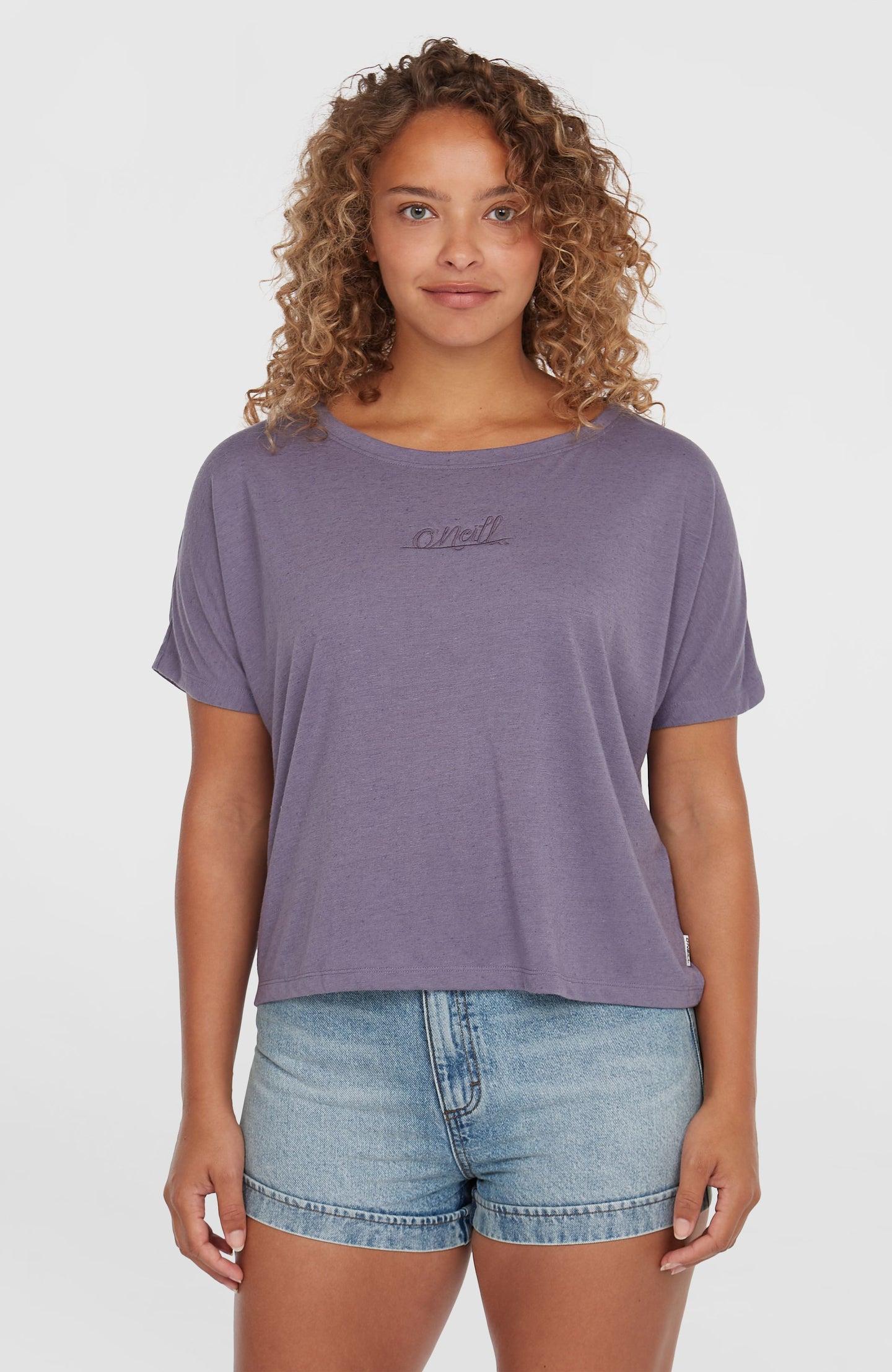 Essentials O'Neill Script Drape T-Shirt - Storm