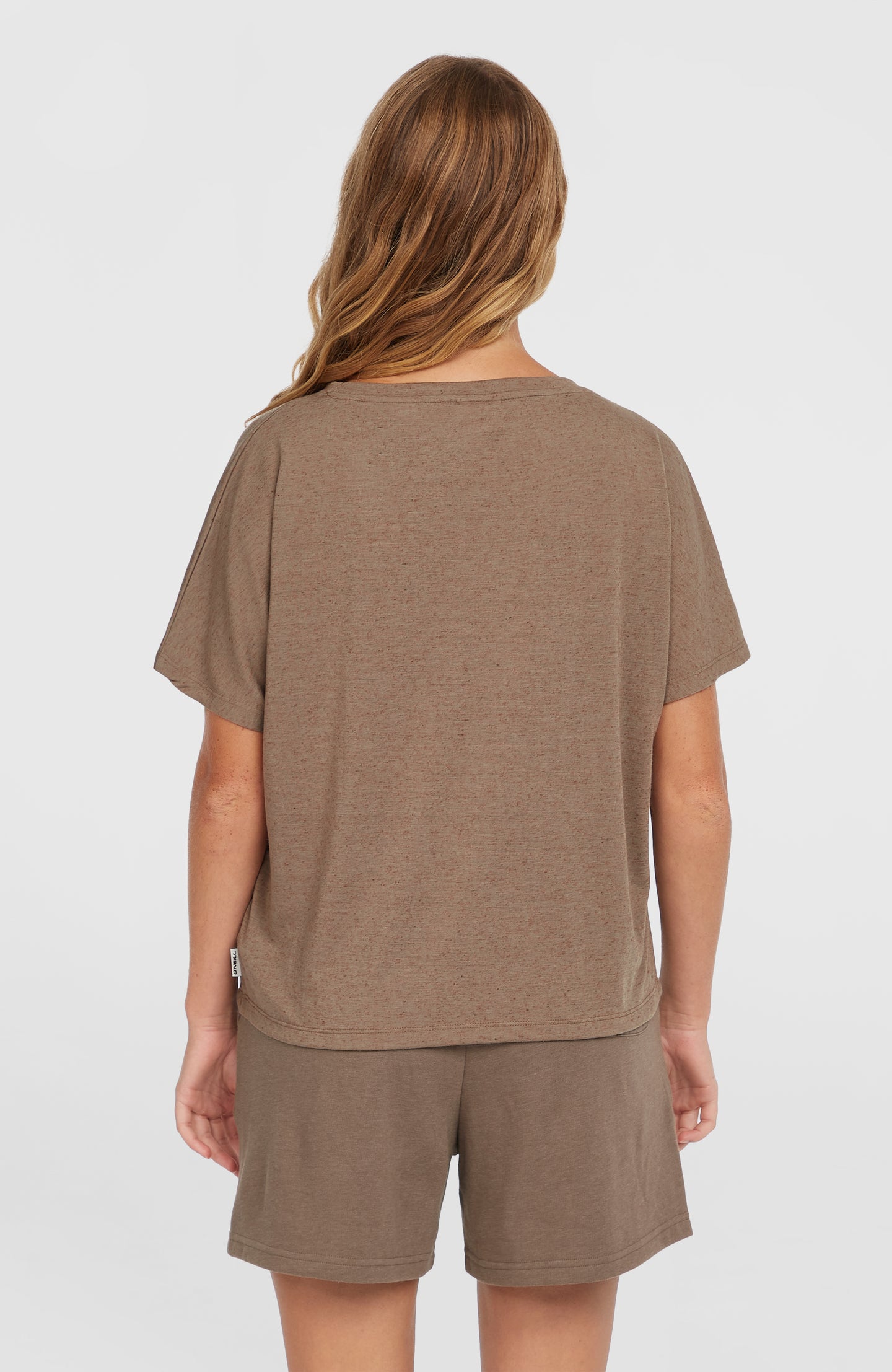 Essentials O'Neill Script Drape T-Shirt - Pure Cashmere