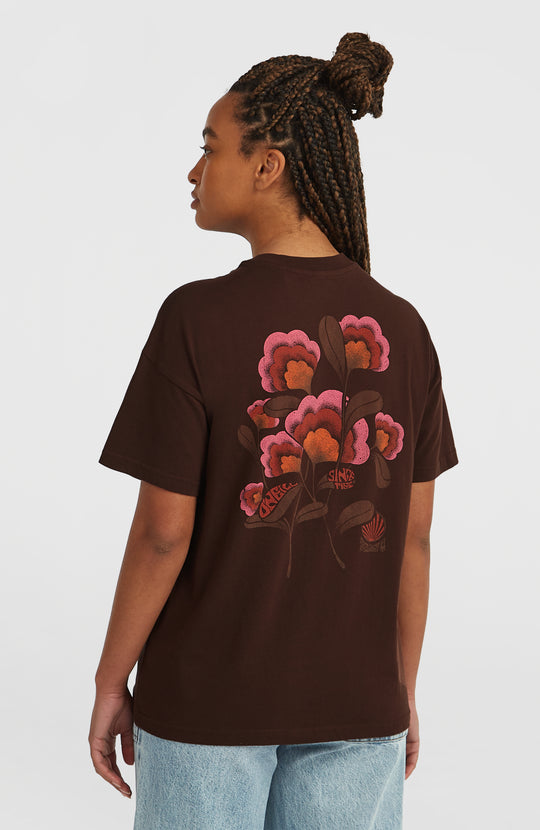 O'Riginals Back Print T-Shirt - Coffee Bean