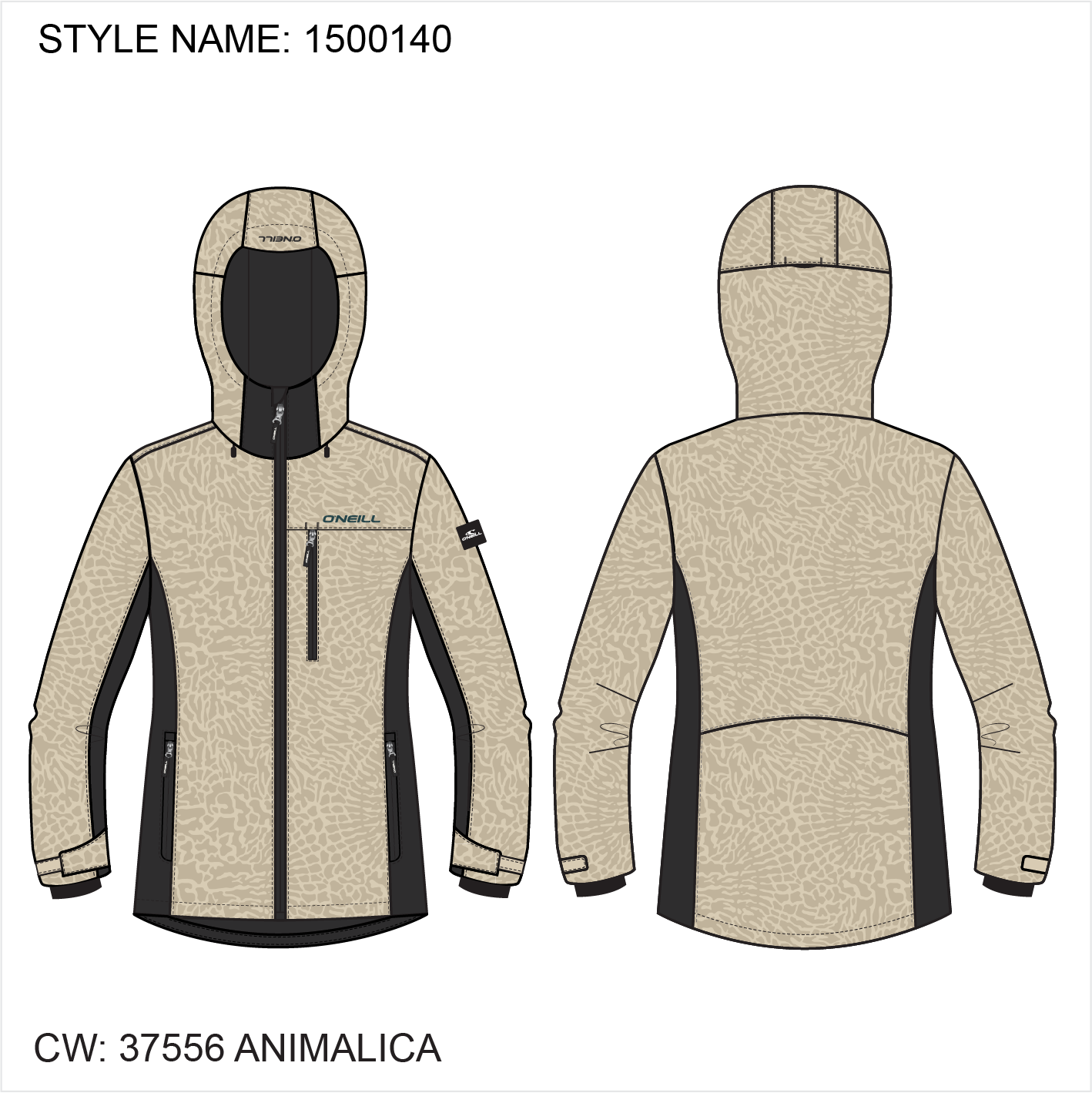 Fwc'Cruz Duo Snow Jacket - Macaron Animalica