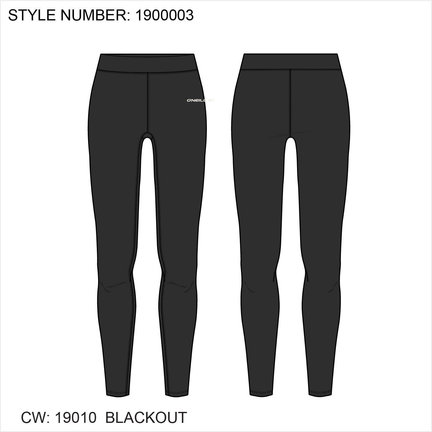 Baselayer Bottom - Black Out