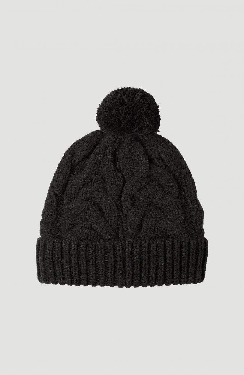 Nora Wool Beanie - BlackOut - A