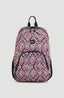 Wedge Backpack - Purple Retro Ikat