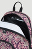 Wedge Backpack - Purple Retro Ikat