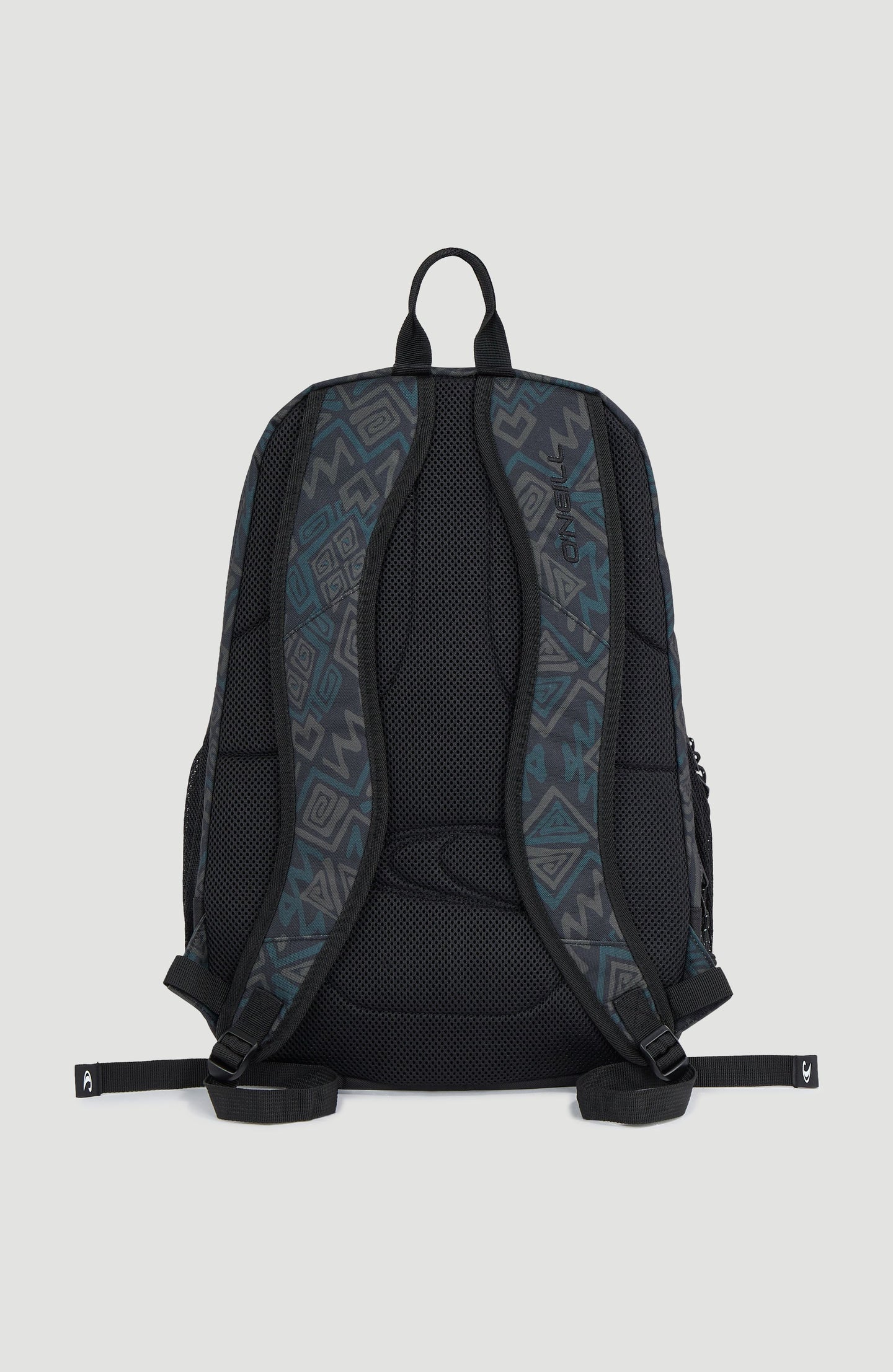 Wedge Backpack - Black Retro Ikat
