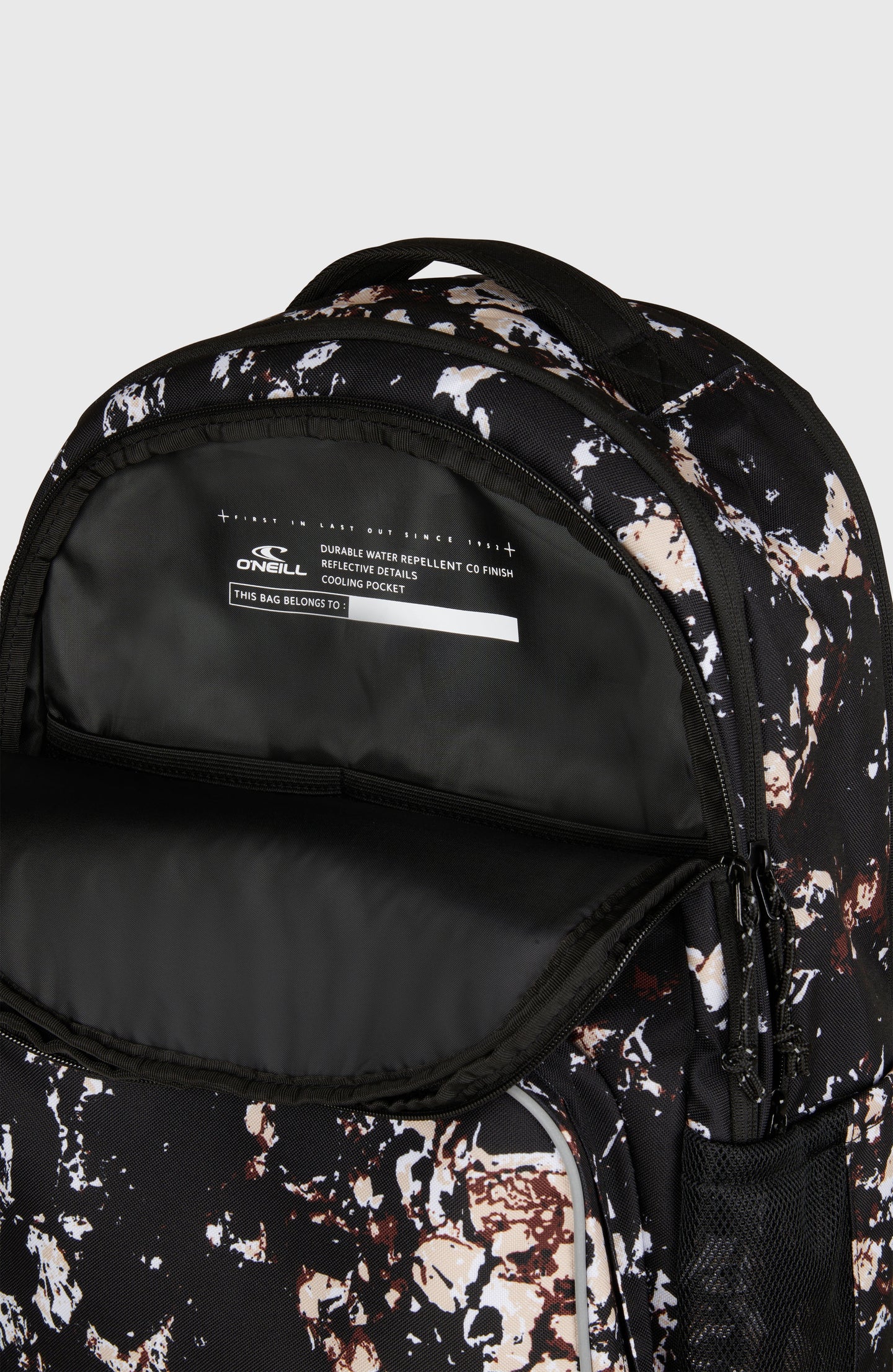 President Backpack - Black/Beige Quarry