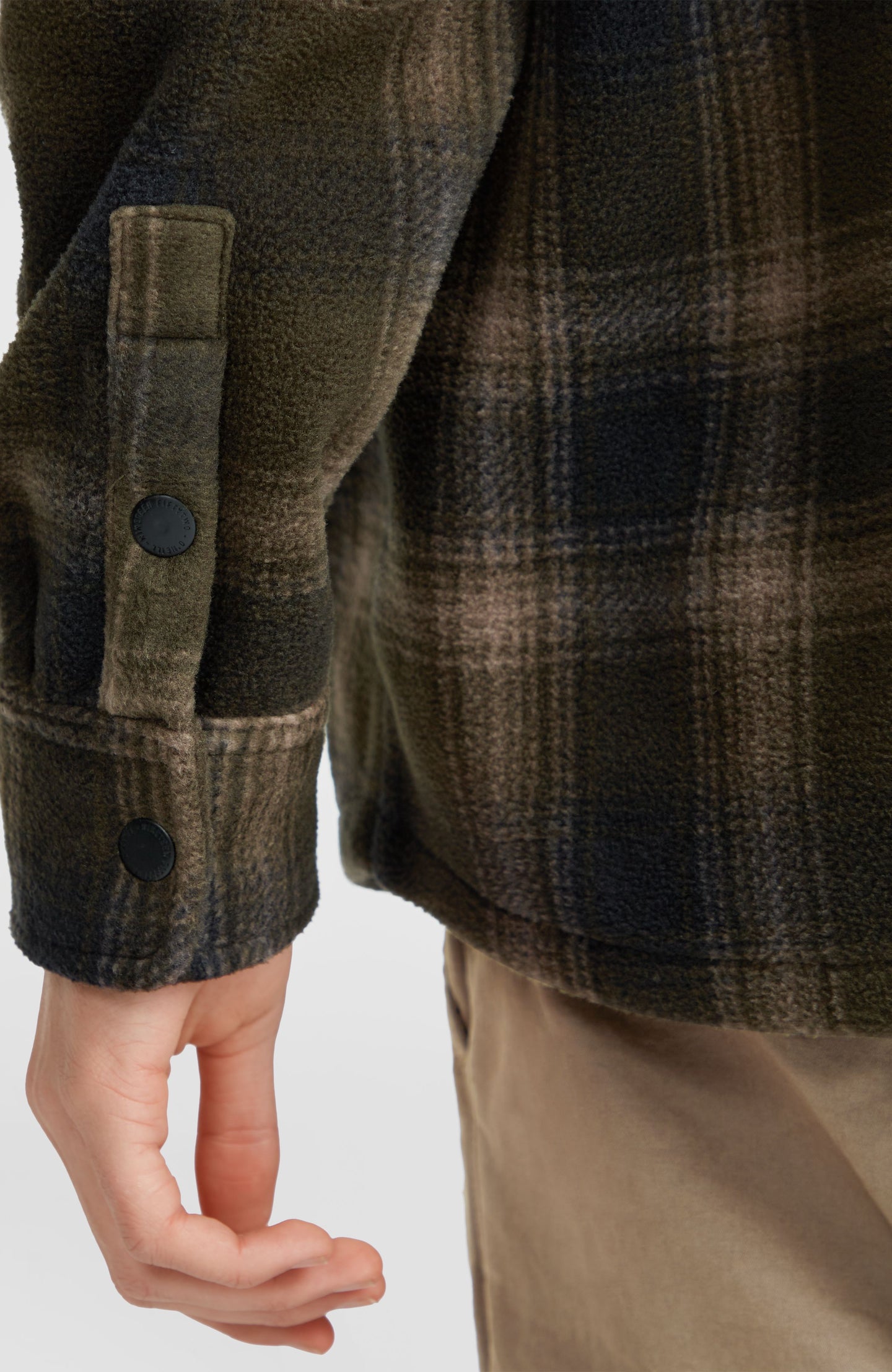 O'Neill Superfleece Shirt - Green Check Small