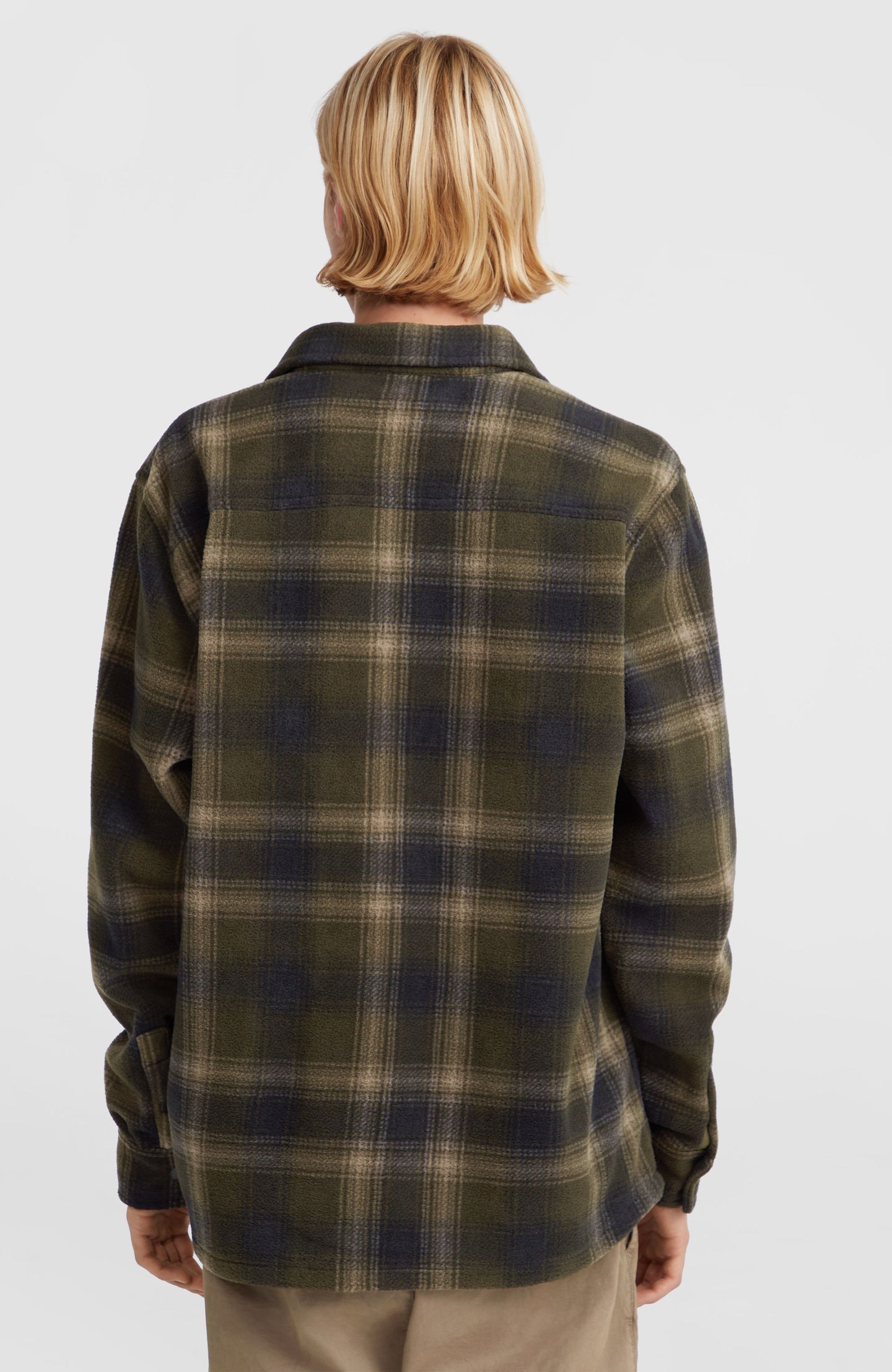 O'Neill Superfleece Shirt - Green Check Small