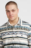 O'Neill Superfleece Shirt - Grey Ikat Stripe