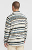 O'Neill Superfleece Shirt - Grey Ikat Stripe