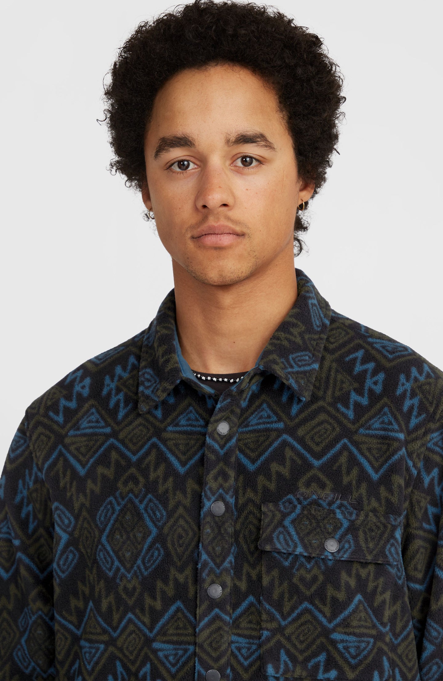O'Neill Superfleece Shirt - Black Retro Ikat