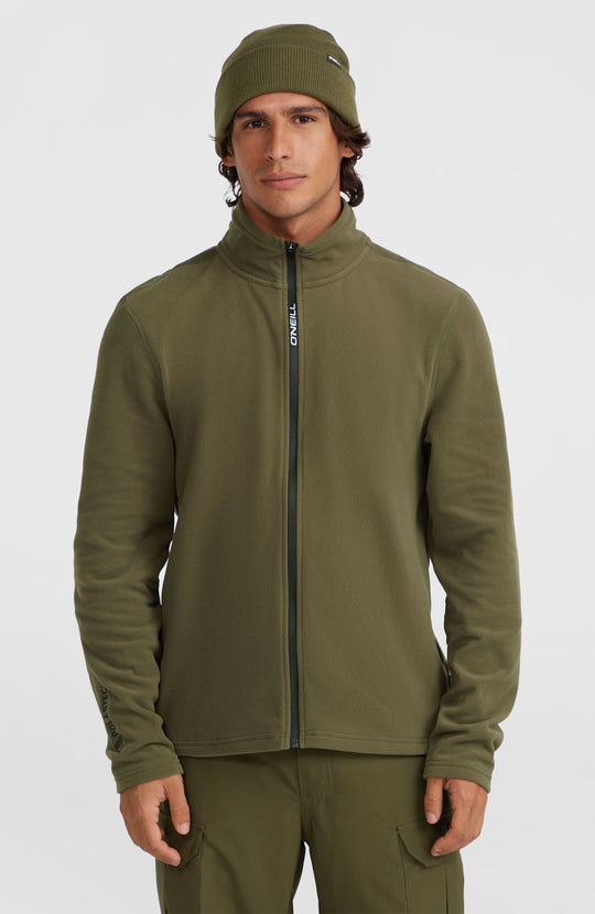Jack'S Polartec 100 Fz Fleece - Forest Night