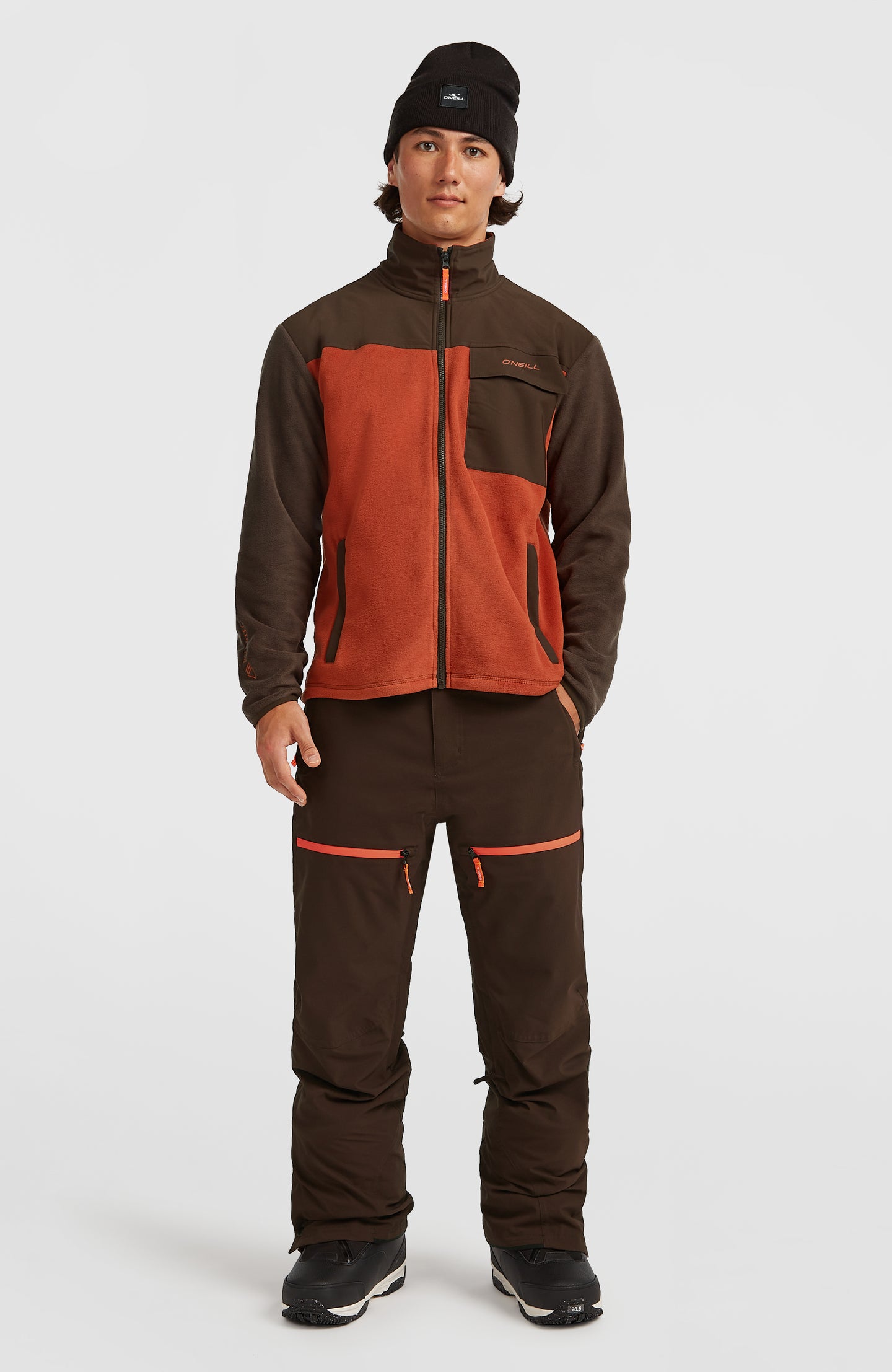 Fwc'Peak Polartec Hyperfleece - Coffee Bean Colour Block