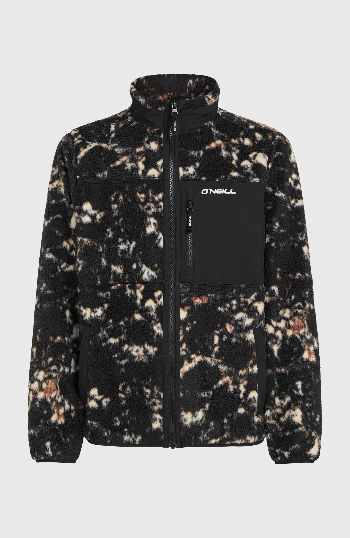 O'Neill Must-Have High Pile Fz Fleece - Black/Beige Quarry