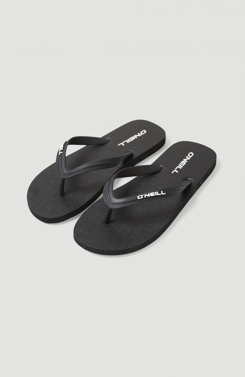 Profile Small Logo Sandals - Black Out