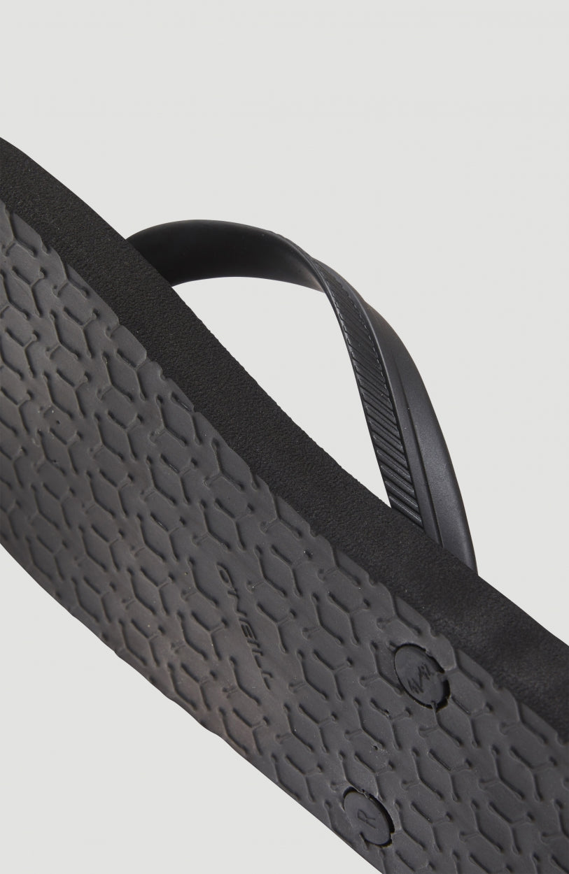 Profile Small Logo Sandals - Black Out