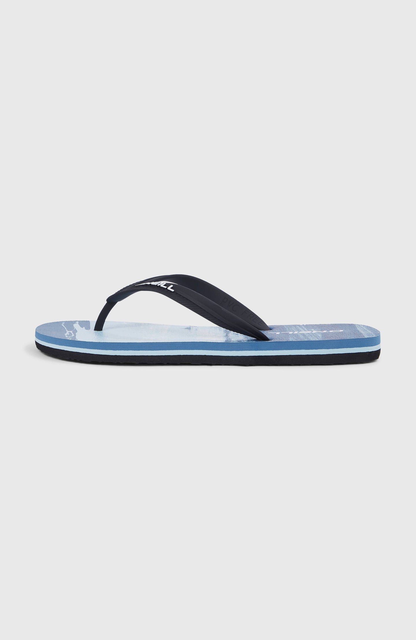 Profile Graphic Sandals - Blue Melted Texture