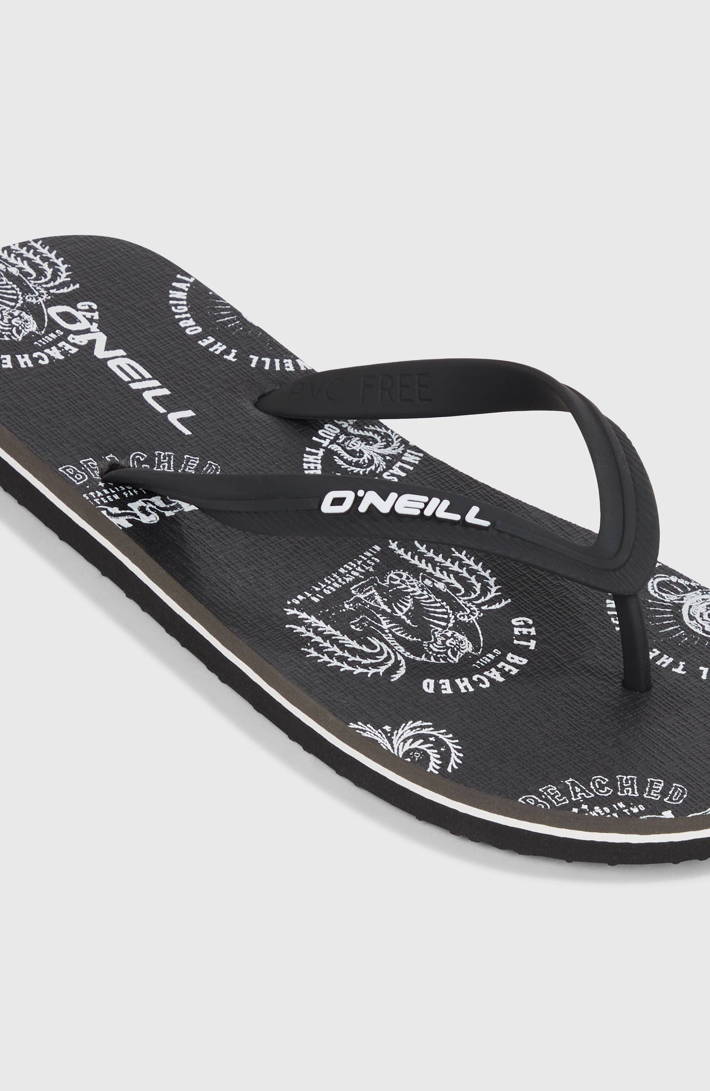 Profile Graphic Sandals - Black Mystical