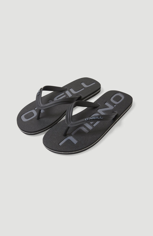 Profile Logo Sandals - Black Out