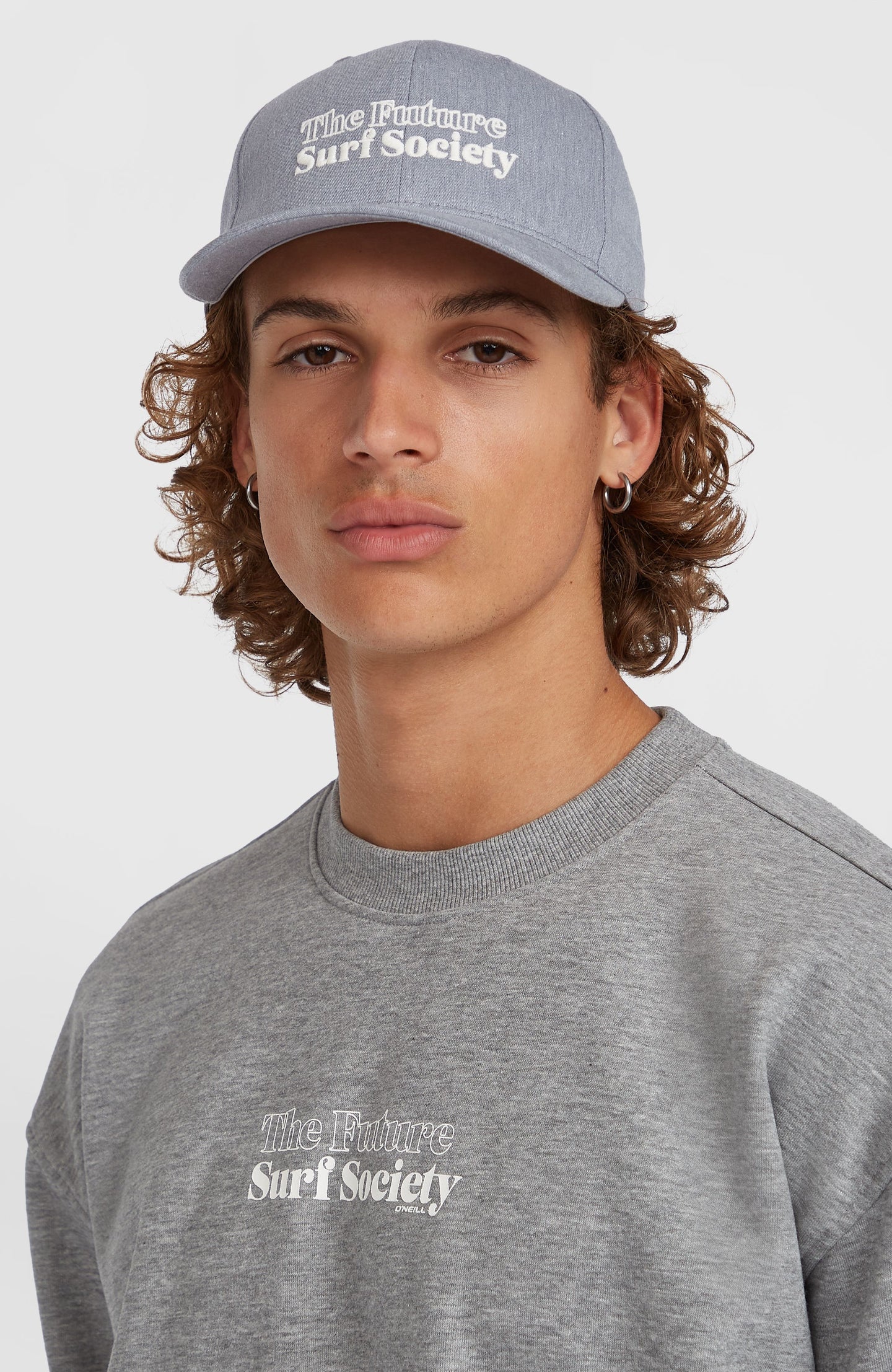 The Future Surf Society Cap - Silver Melee
