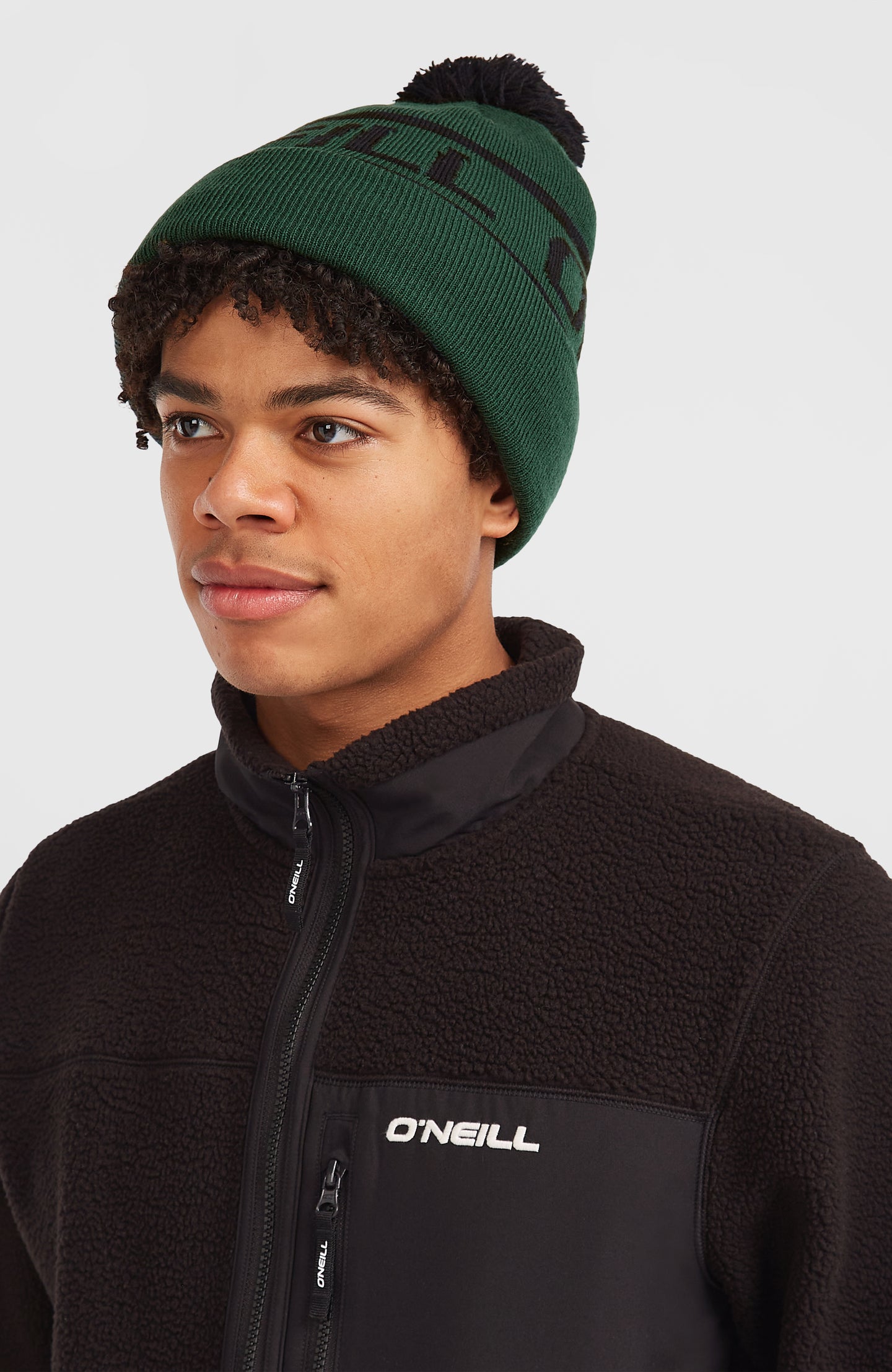 Powder Beanie - Emerald Envy Colour Block