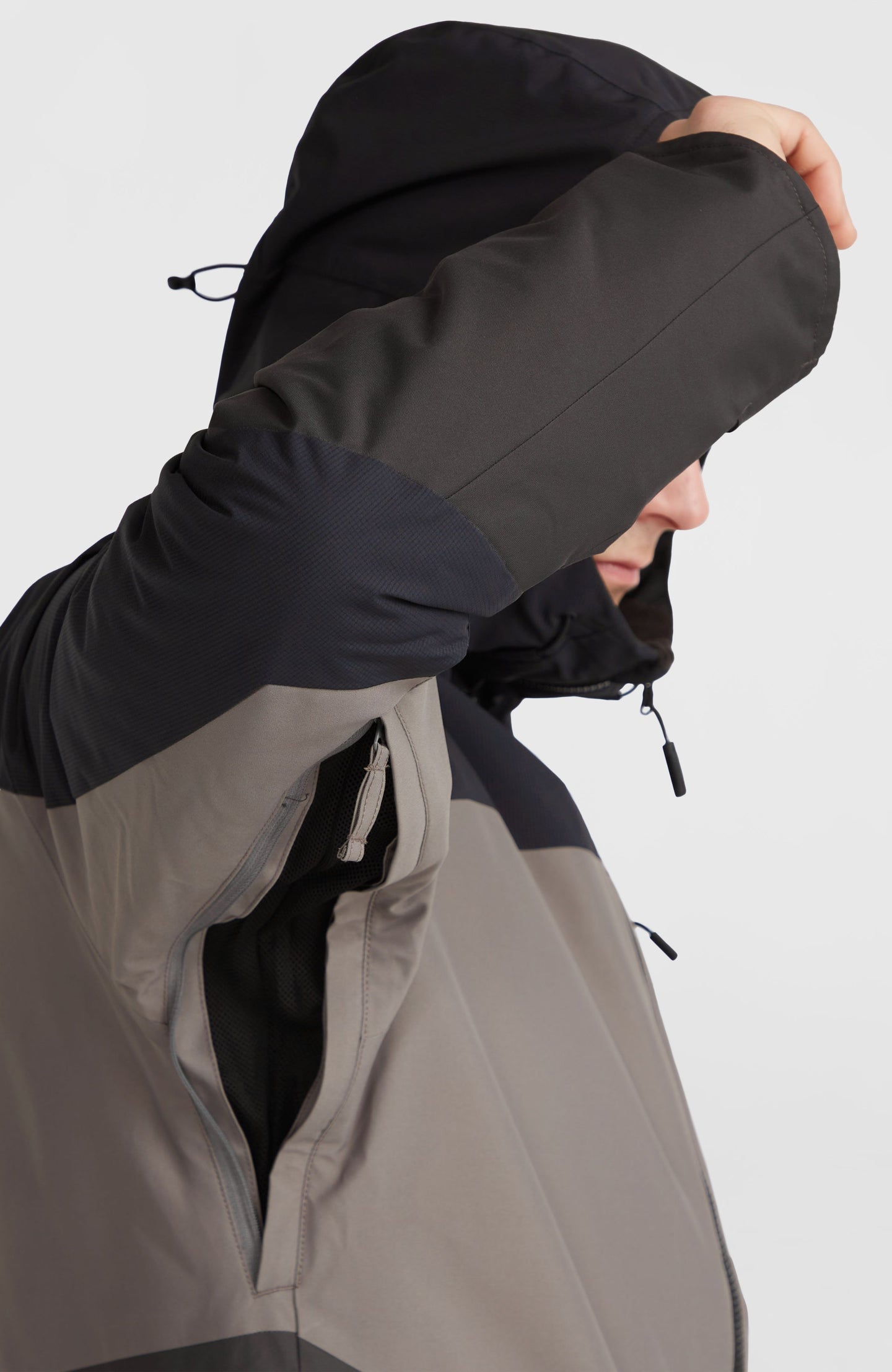 Carbonite Snow Jacket - Black Out Colour Block