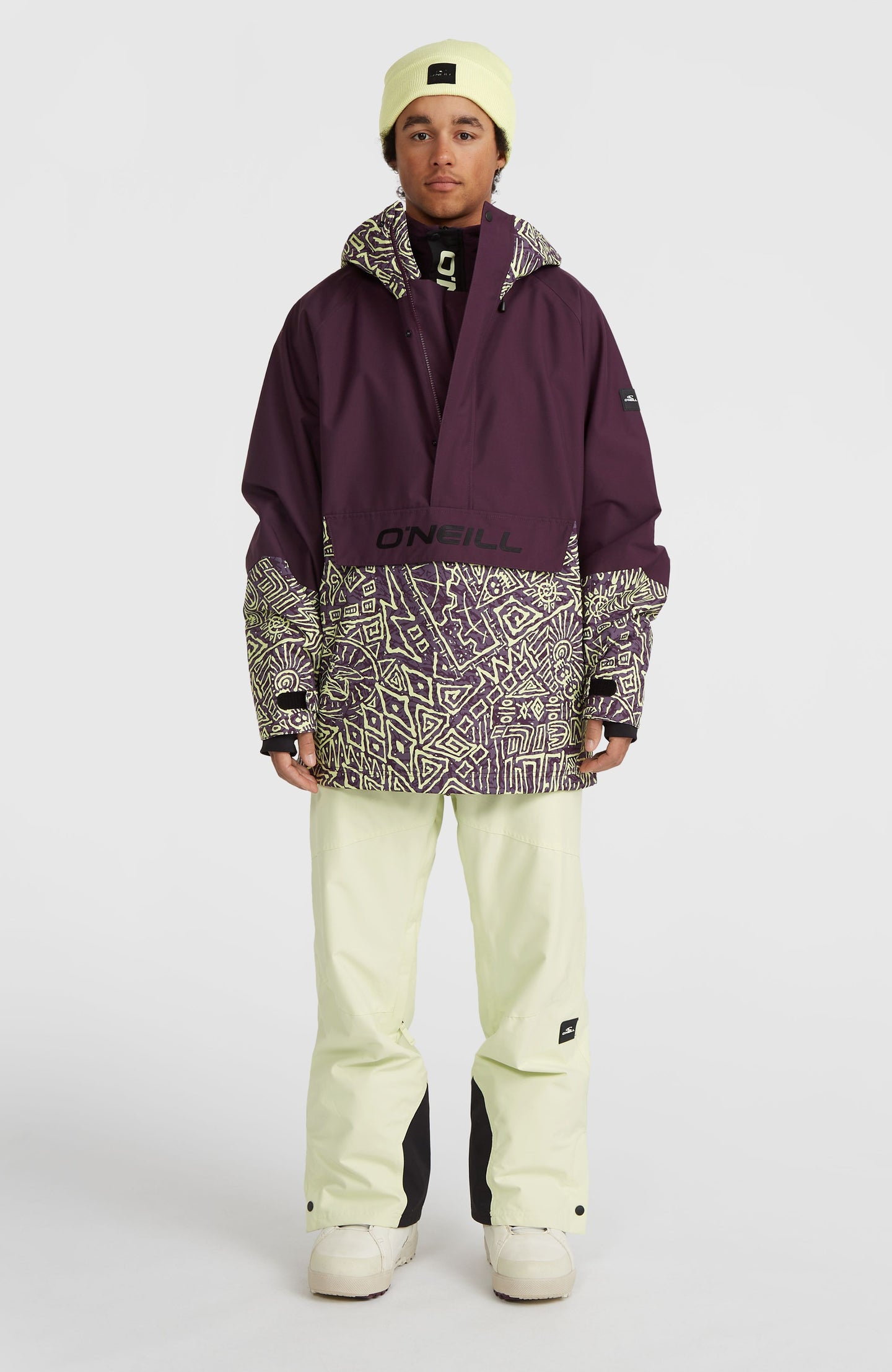 O'Riginals Anorak Snow Jacket - Dark Purple Sketcheritage