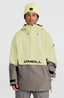 O'Riginals Anorak Snow Jacket - Lime Wash Colour Block