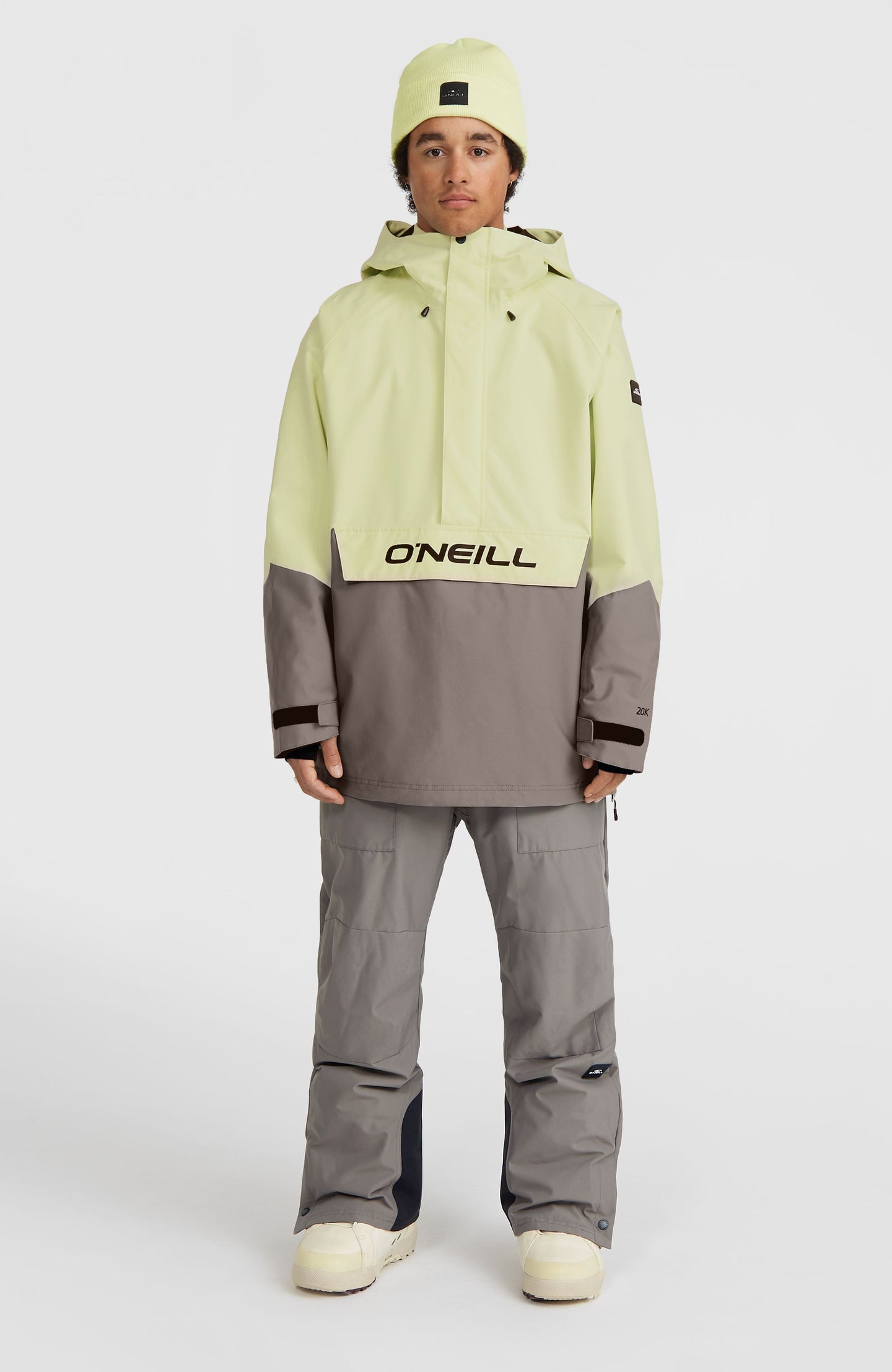 O'Riginals Anorak Snow Jacket - Lime Wash Colour Block