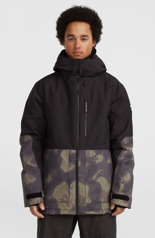 O'Riginals Block Snow Jacket - Black Night Camo