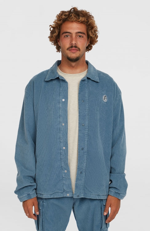 O'Neill Cord Coach Jacket - Copen Blue