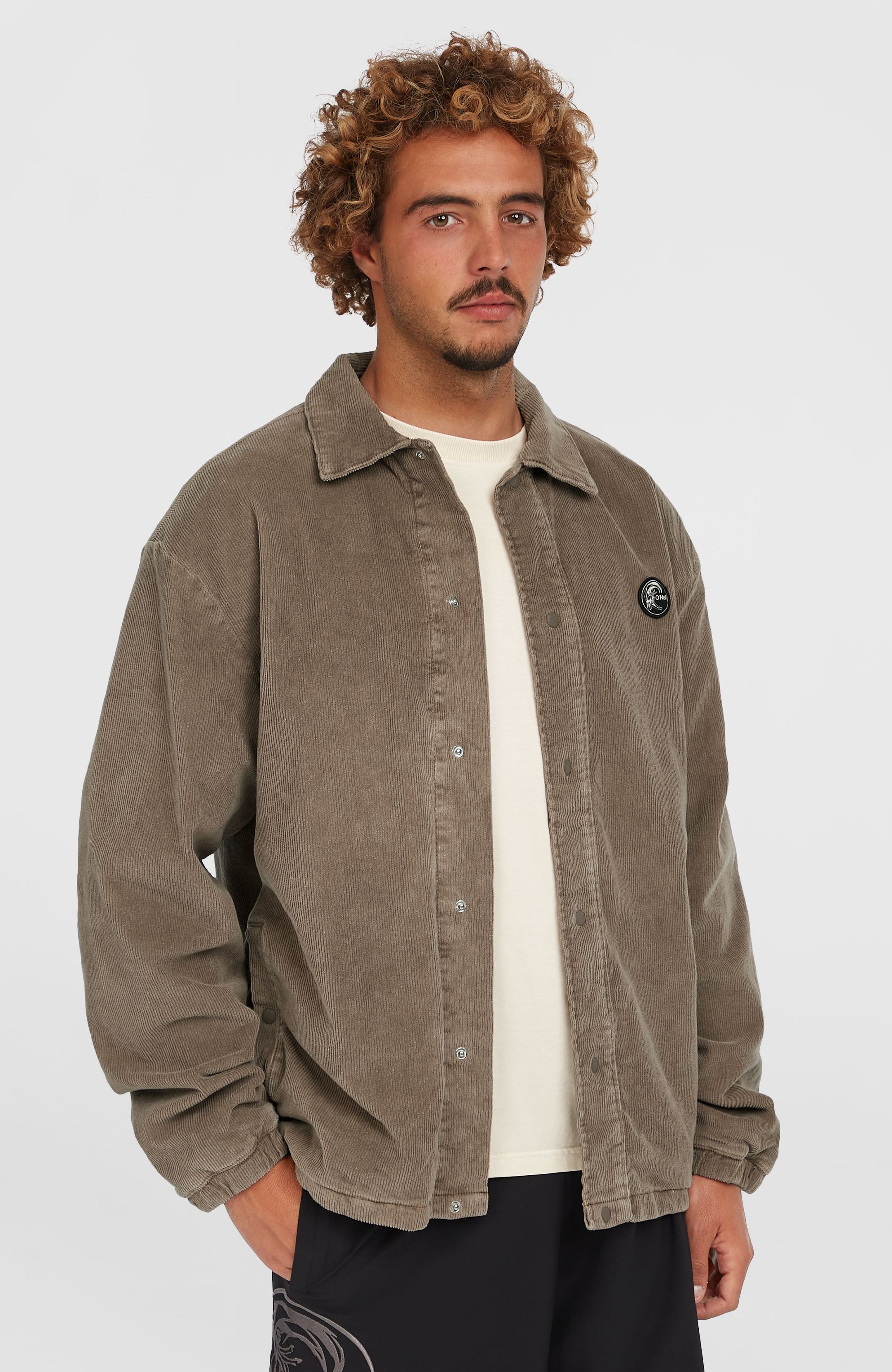 O'Neill Cord Coach Jacket - Pure Cashmere
