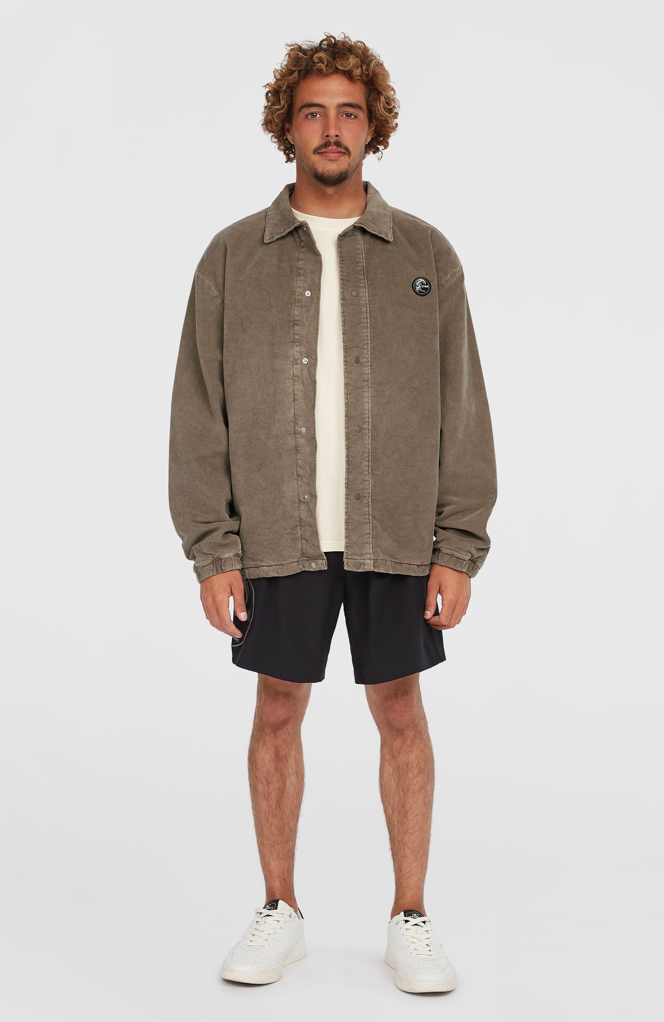 O'Neill Cord Coach Jacket - Pure Cashmere