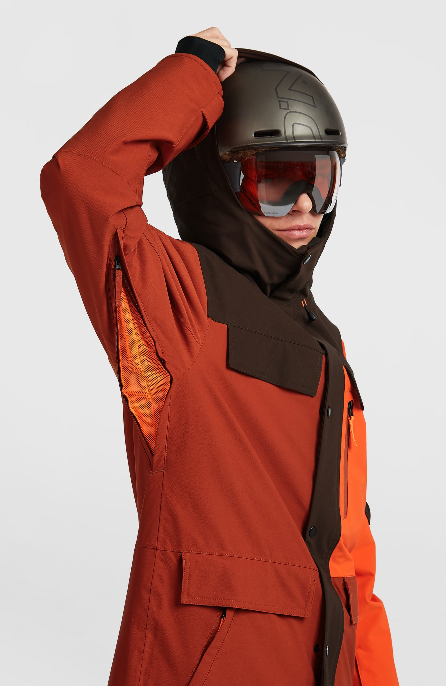 Fwc'Peak Pro Snow Jacket - Bonfire Colour Block
