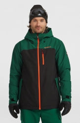 Fwc'Cruz Duo Snow Jacket - Emerald Envy Colour Block