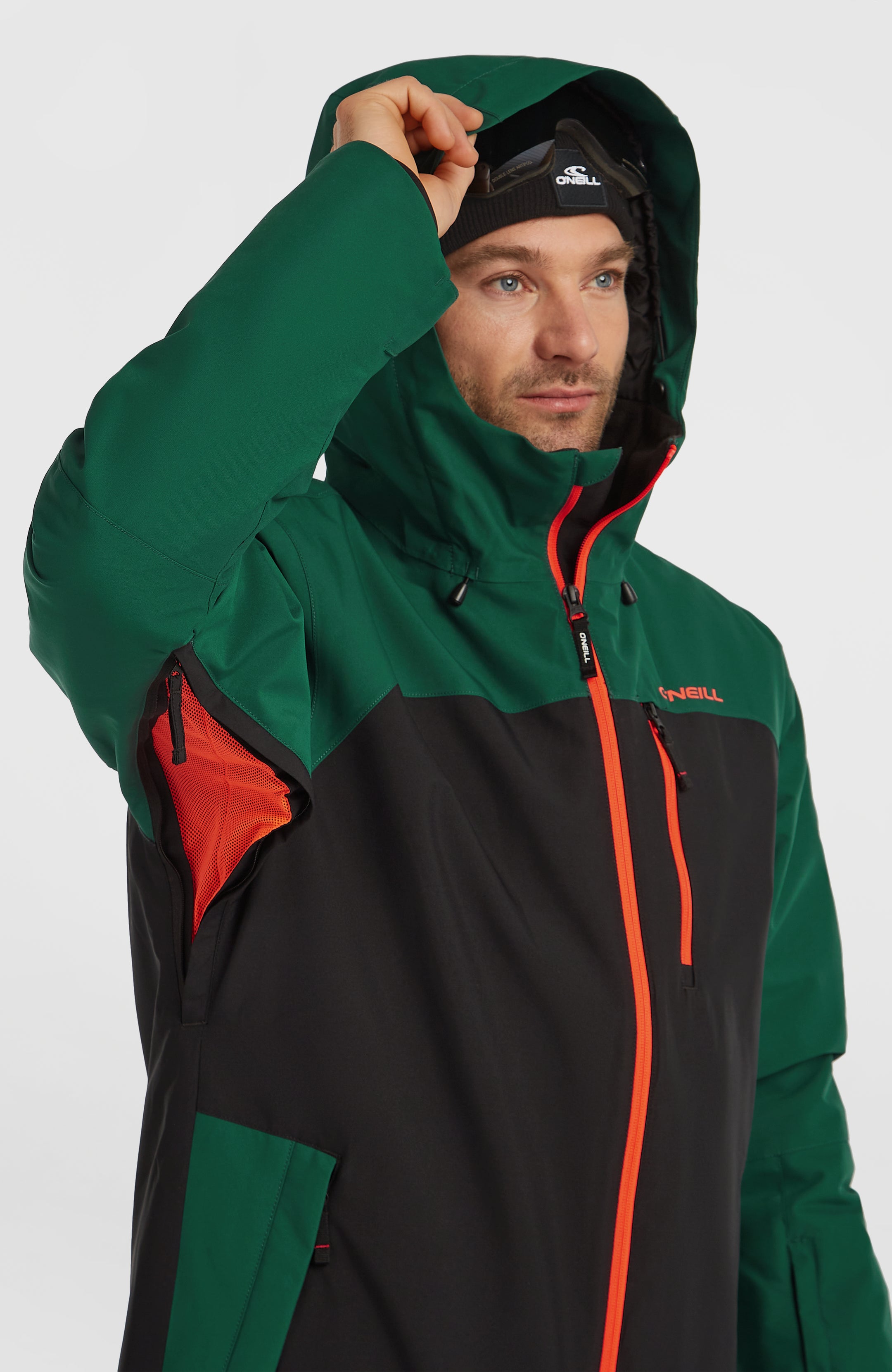 Fwc'Cruz Duo Snow Jacket - Emerald Envy Colour Block