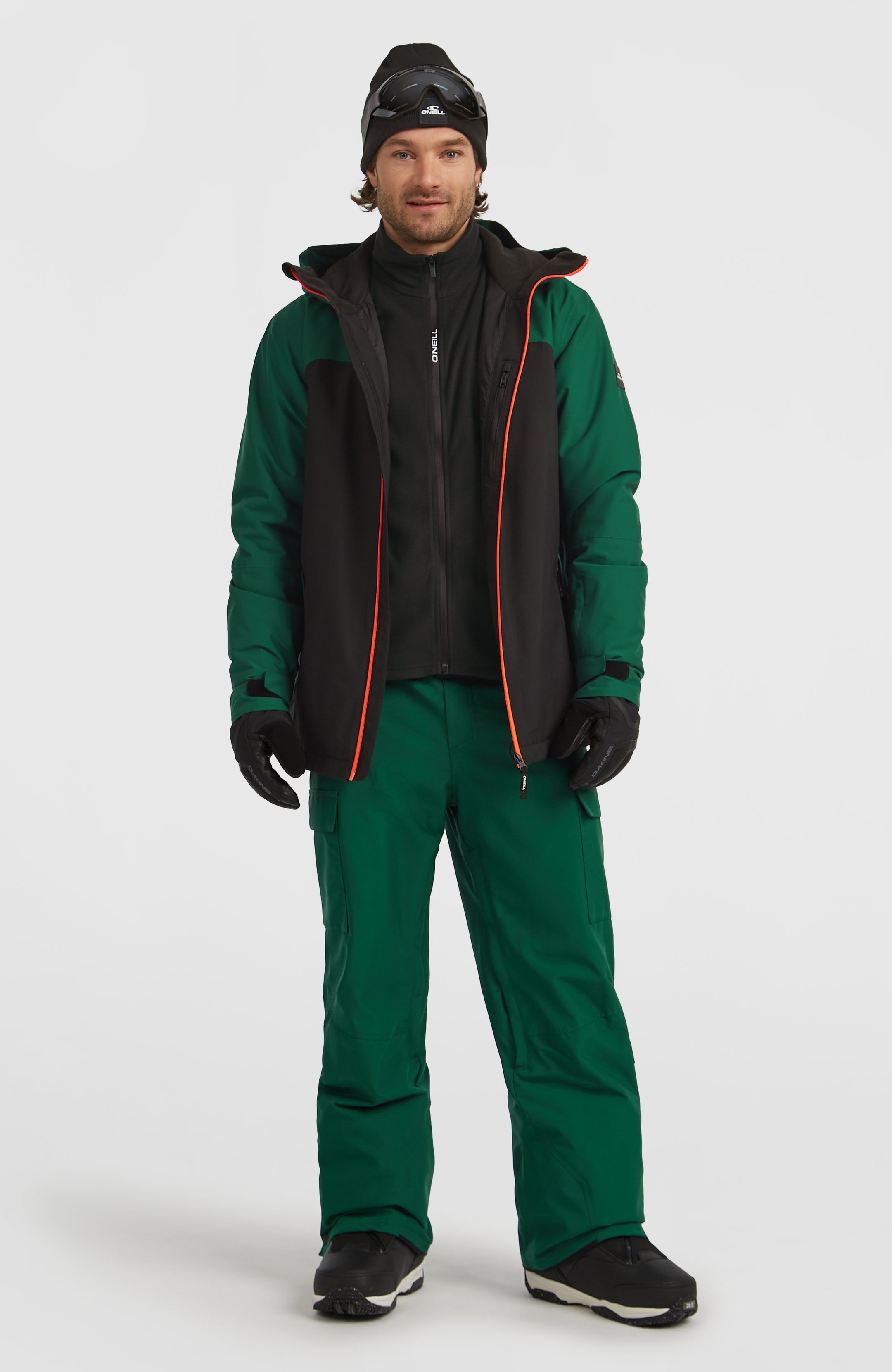 Fwc'Cruz Duo Snow Jacket - Emerald Envy Colour Block