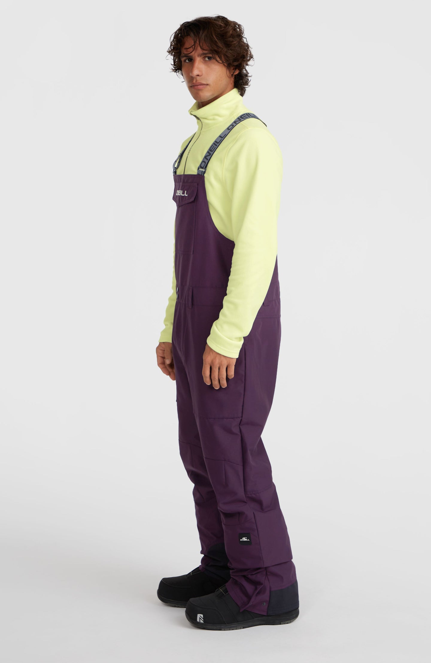 O'Riginals Bib Loose Snow Pants - Aubergine